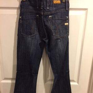 Vigoss Dark Wash Carolina Boot Stretch Jeans Sz 27